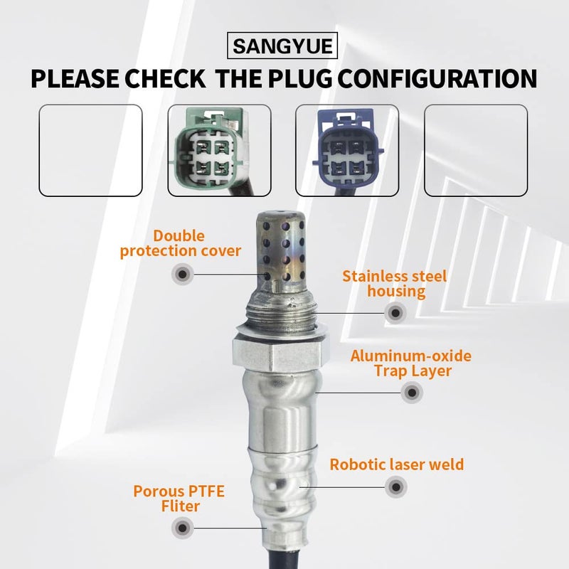 Sangyue Downstream Left+Right 2X Oxygen Sensor for 2005-2012 Nissan Xterra Frontier Pathfinder 4.0L - Image 3